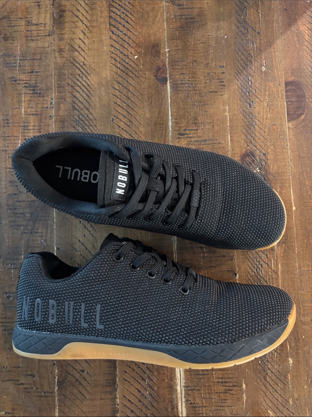 NOBULL Outwork Lightweight Shoes Sneakers in Black Gum Size 9 Womens